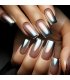 NA085 - Classy Electroplated Silver Gradient Nails